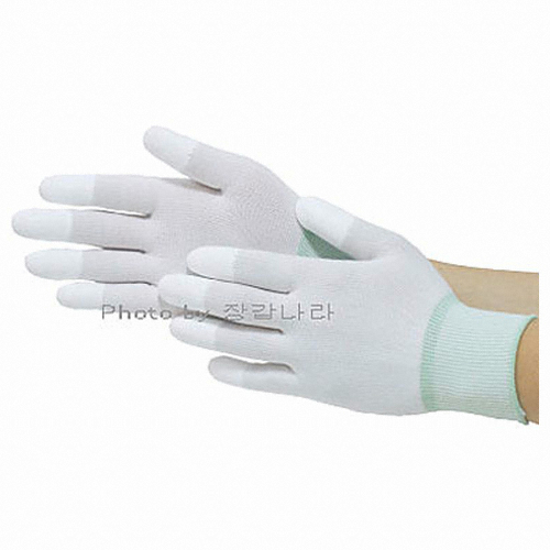 베트남산 PU 흰색 탑코팅 장갑