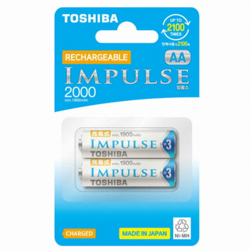 도시바  임펄스 니켈수소 AA