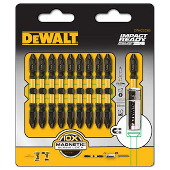 디월트 양날 토션비트 DWA2SD65 (10pcs)