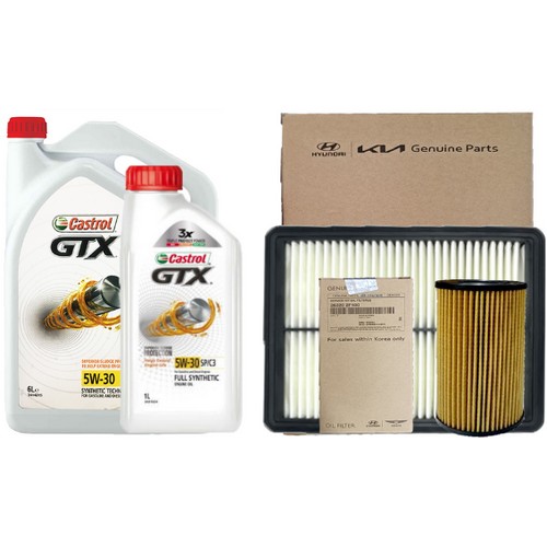 캐스트롤  GTX SP/C3 5W30 7L + 순정필터 현대 스타리아 US4 2.2 디젤