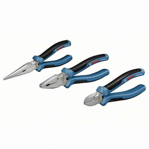 보쉬 전문가용 니퍼 롱노우즈 펜치 플라이어 세트 (3pcs)