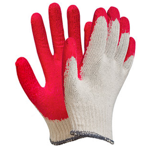 수입 반코팅 장갑 적색