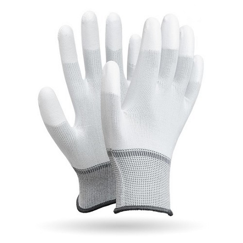 수입 PU 손끝 코팅장갑 흰색