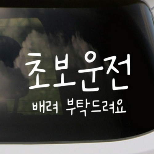 스튜디오치치카포 리틀메테오 초보운전 스티커 손글씨 초보 LMCN-053 - 에누리 가격비교