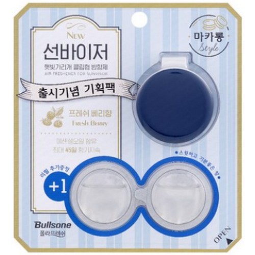 불스원  폴라프레쉬 뉴 선바이저 마카롱 차량용 방향제 + 리필