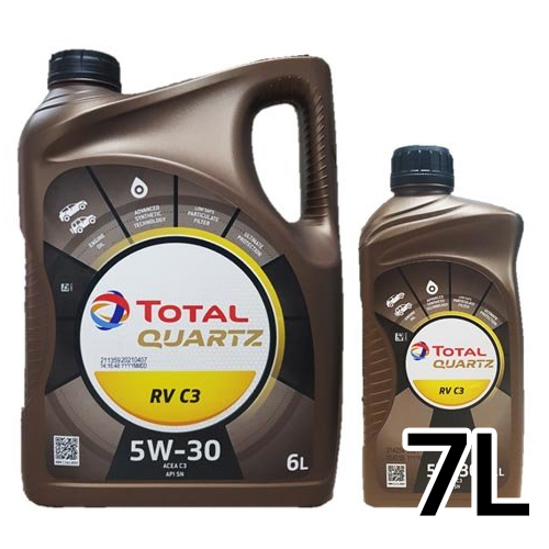 토탈  쿼츠 RV C3 5W30 7L