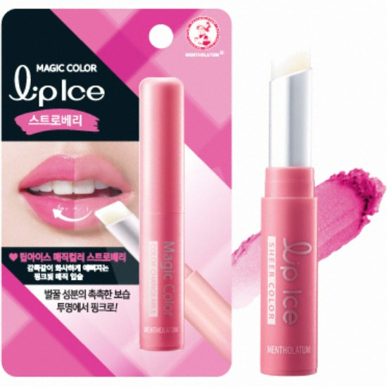멘소래담 립아이스 스트로베리 매직컬러 2g