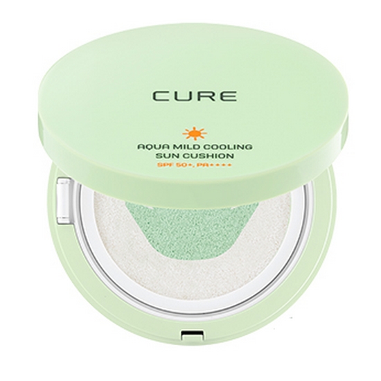 김정문알로에 시즌3 큐어 아쿠아 마일드 쿨링 선쿠션 25g