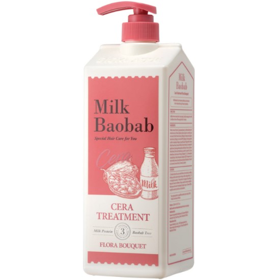 밀크바오밥 세라 트리트먼트 플로라부케 1200ml