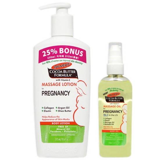 파머스 임산부 초기 마사지 로션+오일 2종 세트