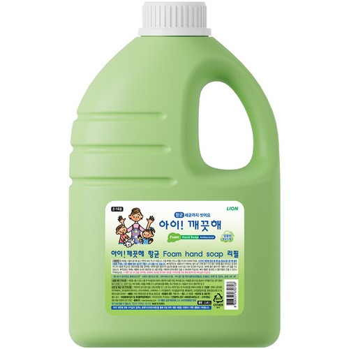 아이깨끗해 폼 핸드솝 청포도향 2450ml