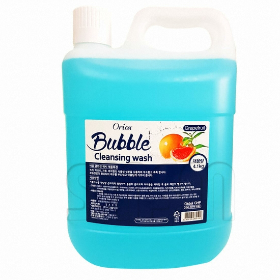 오릭스 버블 클렌징 워시 자몽향 4.1L