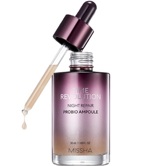 미샤 타임 레볼루션 나이트 리페어 프로바이오 보랏빛 앰플 50ml