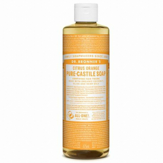 닥터브로너스 시트러스 오렌지 퓨어 캐스틸 솝 475ml