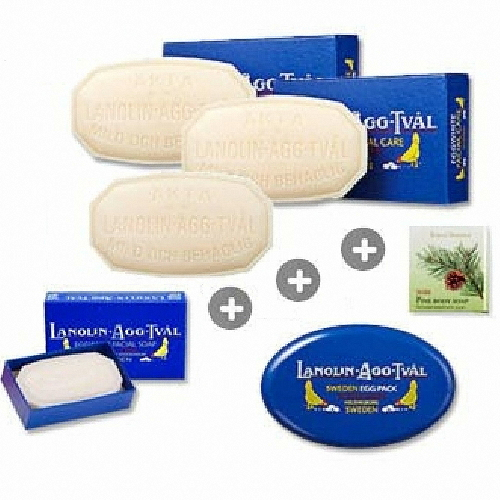 빅토리아스칸디나비아솝 스웨덴 에그팩 5종 세트