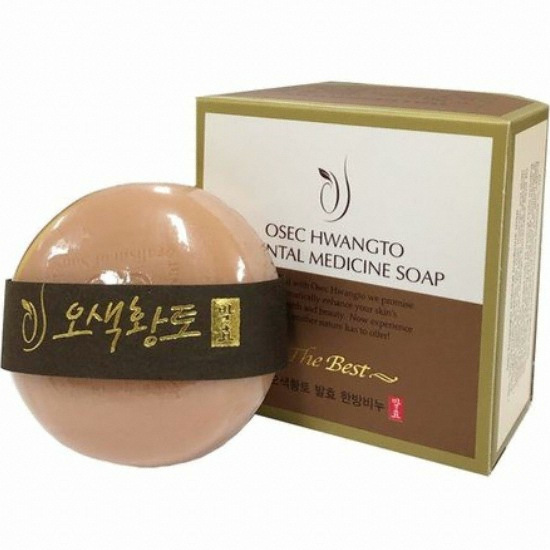 오색황토 발효 한방비누 100g