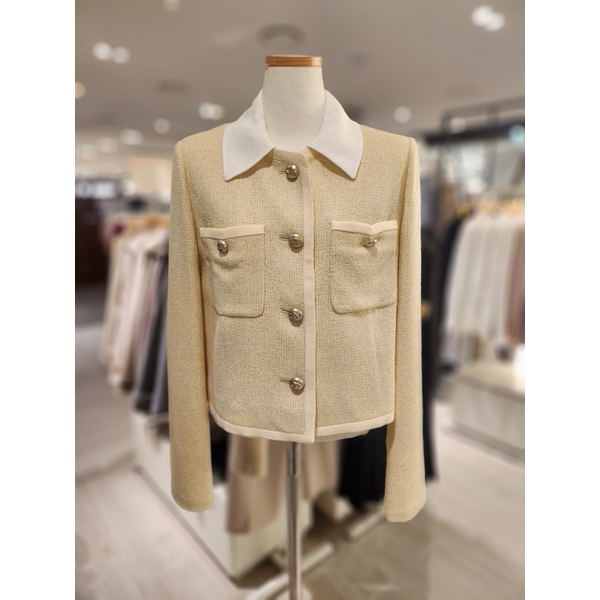 숲(SOUP) 카라탈착 트위드 자켓 SA3JKM1