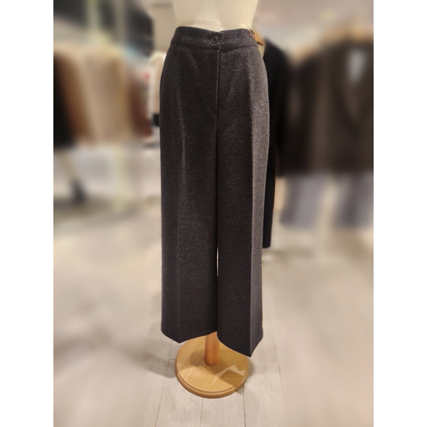 숲(SOUP) 반기모 허리밴딩 와이드팬츠 SZCLP30