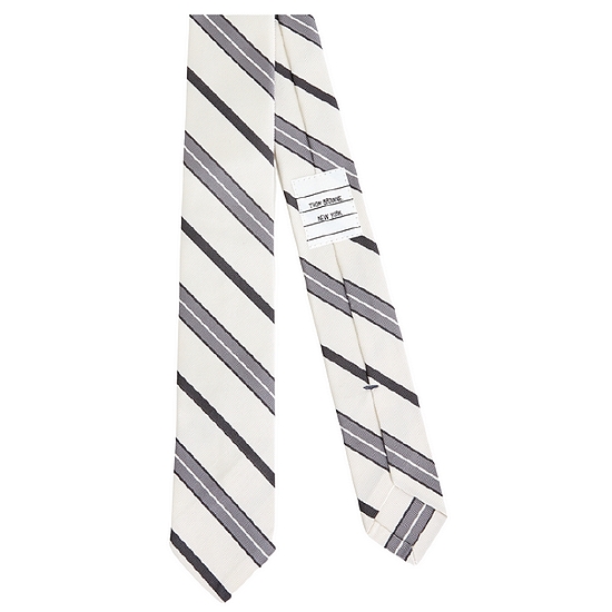 톰브라운 스트라이프 실크 넥타이 MNL001A 07182 035