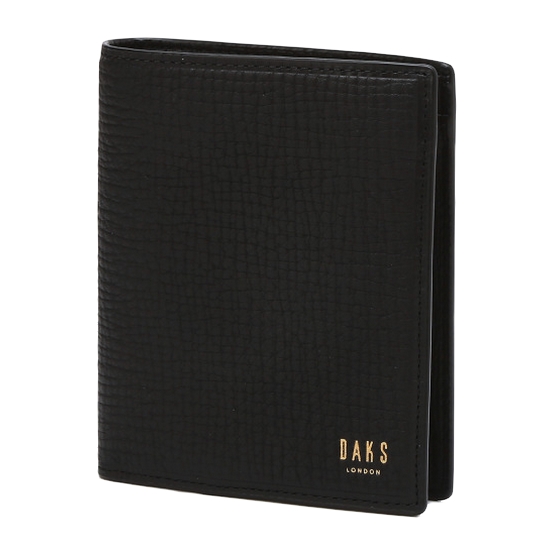 닥스 소프트 클래식 블랙 소가죽 미니 중지갑 DBWA4E664BK