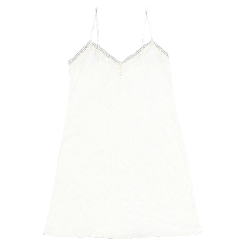 섹시쿠키 웨딩 레이스 샤무즈 롱슬립 SCWFZ925