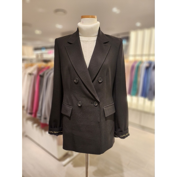 숲(SOUP) 여성 더블 소매배색 정장 자켓 SA2JK80