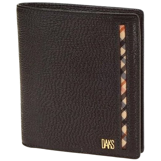 닥스 가죽 골드로고 중지갑_DBWA0E913W3