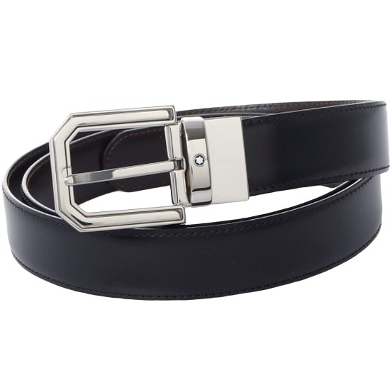 몽블랑 클래식 프리컷팅 양면 벨트_111092