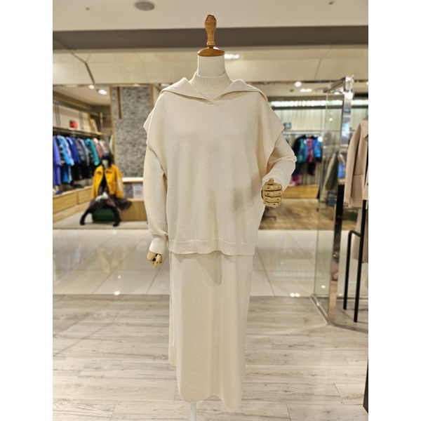 코데즈컴바인 여성 세일러 칼라 니트 베스트 원피스 세트 CJA-KO001W1