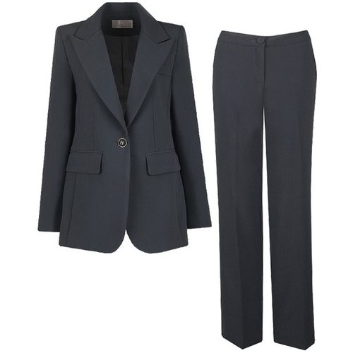 비비드 시크릿가너 봄가을 소매롤업 정장자켓+일자팬츠 세트