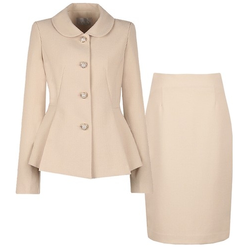 비비드 시크릿가너 여성 러블리 정장자켓+스커트 세트