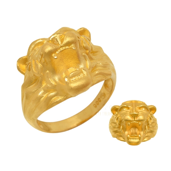 혼골드모아 골드모아 용맹 호랑이 남자 반지 26.25g
