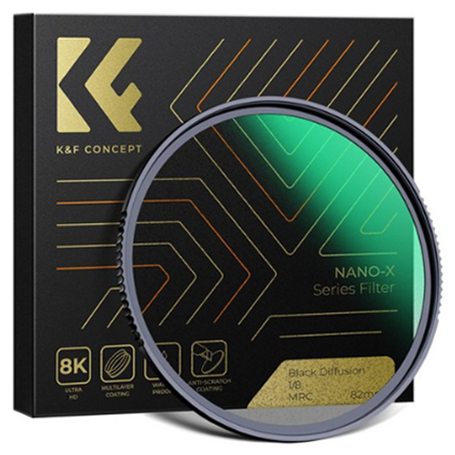 K&F CONCEPT  NANO-X PRO MRC Black Diffusion 1/8 렌즈필터