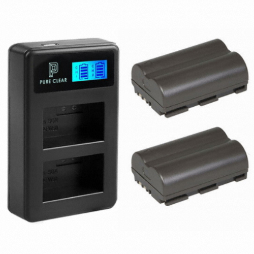 퓨어클리어  캐논 BP-511,BP-511A 호환 LCD 듀얼 충전키트