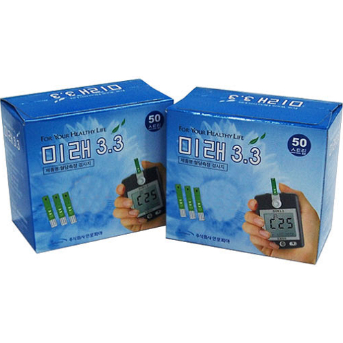 오상헬스케어 미래3.3G 혈당시험지
