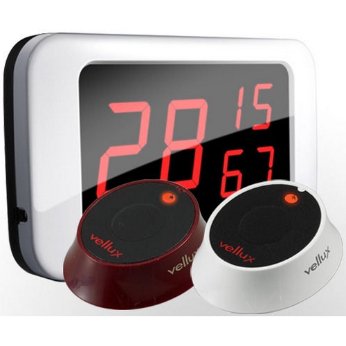 벨럭스  보급형 모니터 수신기 VM330A + 호출벨 VB310