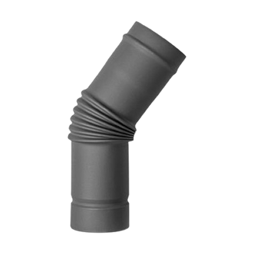 와일드와일드웨스트  흑관 45도 엘보연통 70mm