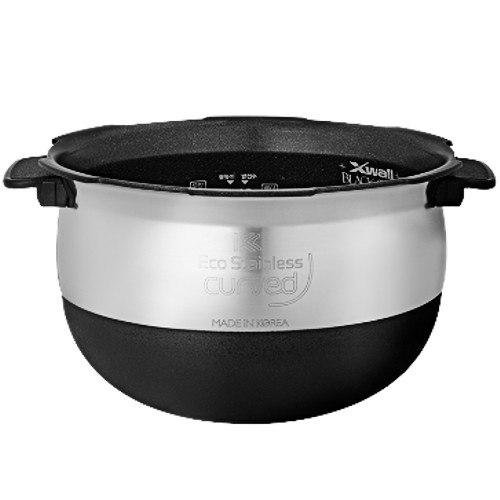 쿠쿠전자  6인용 에코스테인리스커브드 엑스월블랙샤인코팅내솥 CRI-HC0620H