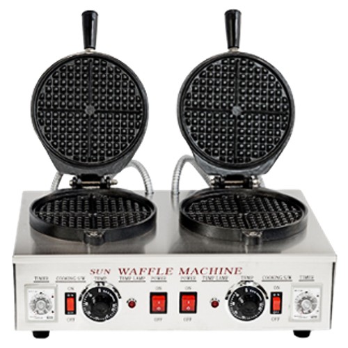 태양산업  일반원형 2구 와플기계