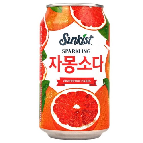 코카콜라음료 미닛메이드 자몽에이드 탄산 355ml