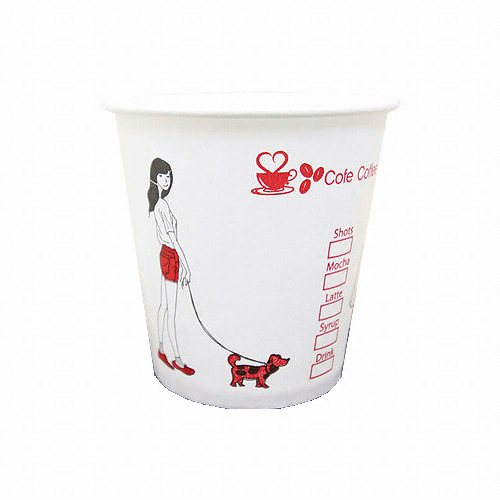포스아트  6.5온스 무형광 위생종이컵
