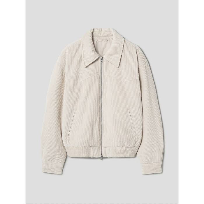 에잇세컨즈 내추럴 코듀로이 패디드 블루종_424138FY30