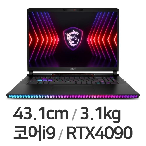 MSI GE시리즈 레이더 GE78 HX 14VIG-i9 QHD W11