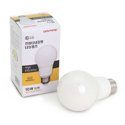 데이타임 LED 전구 전구색 10W - 에누리 가격비교