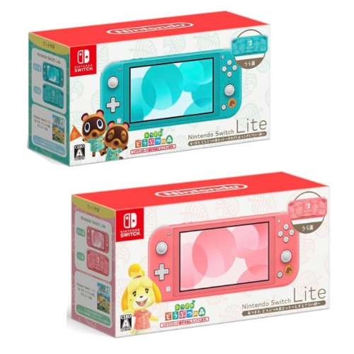 Nintendo  닌텐도 스위치 라이트 모여봐요 동물의 숲 알로하 세트