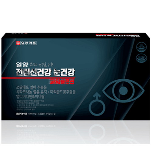 일양약품 전립선건강 눈건강 파워솔루션 1000mg 30캡슐
