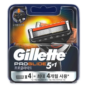 질레트  리뉴얼 프로글라이드 매뉴얼 면도날