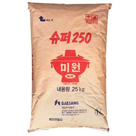 대상 슈퍼250 미원 25kg