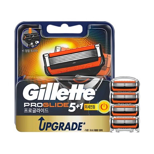 질레트  리뉴얼 퓨전 프로글라이드 파워 면도날