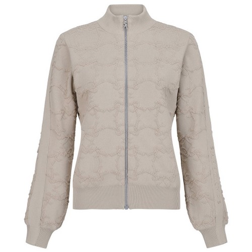 세인트앤드류스  부클 모노그램 패턴 집업 가디건 821D1SD101